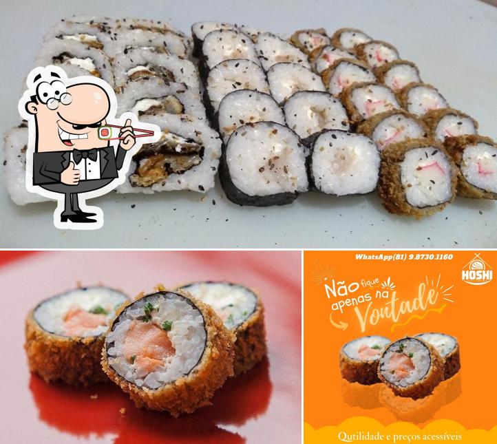 Prove diversas opções de sushi