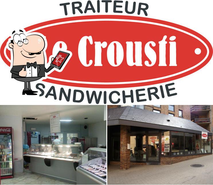 L'extérieur de Le Crousti