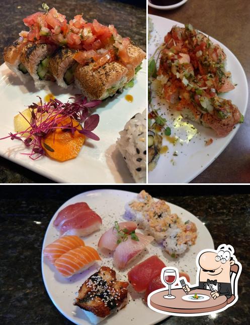 Food at No Coast Sushi