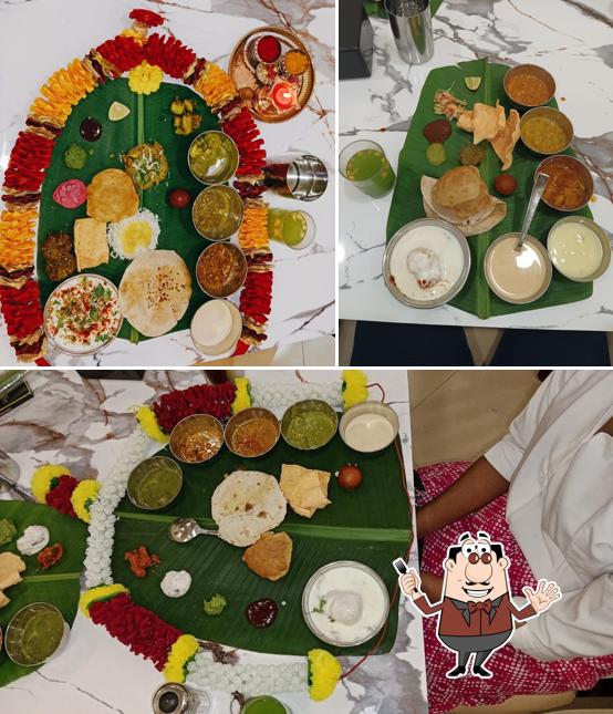 This is the image showing food and interior at Peshwai Dining Hall