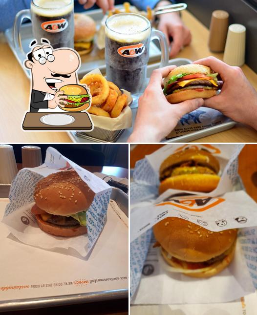 Commandez un hamburger à A&W Canada