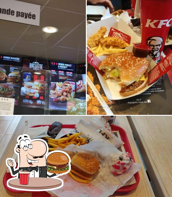 Essayez un hamburger à KFC Cesson Boissenart