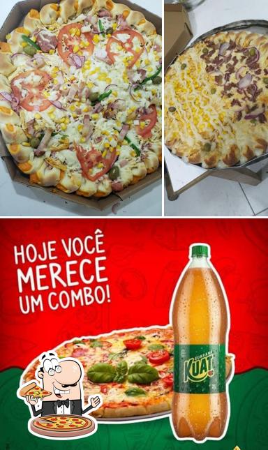 Consiga pizza no Pizzaria Fino Sabor