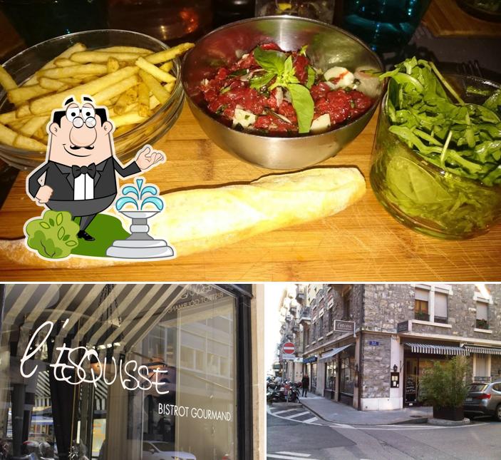 La photo de la extérieur et nourriture concernant L'Esquisse: Grill & Bar