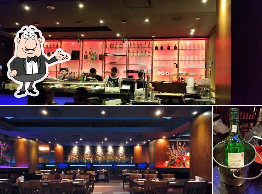 L’image de la intérieur et de l'alcool concernant SEOUL CHAKO - BBQ Coréen / Asian - Sushis à Volonté - Sake Bar - Terrasse
