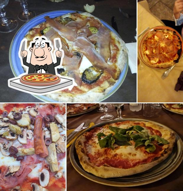 Scegli una pizza a Le Case Del Priore Ristorante Pizzeria