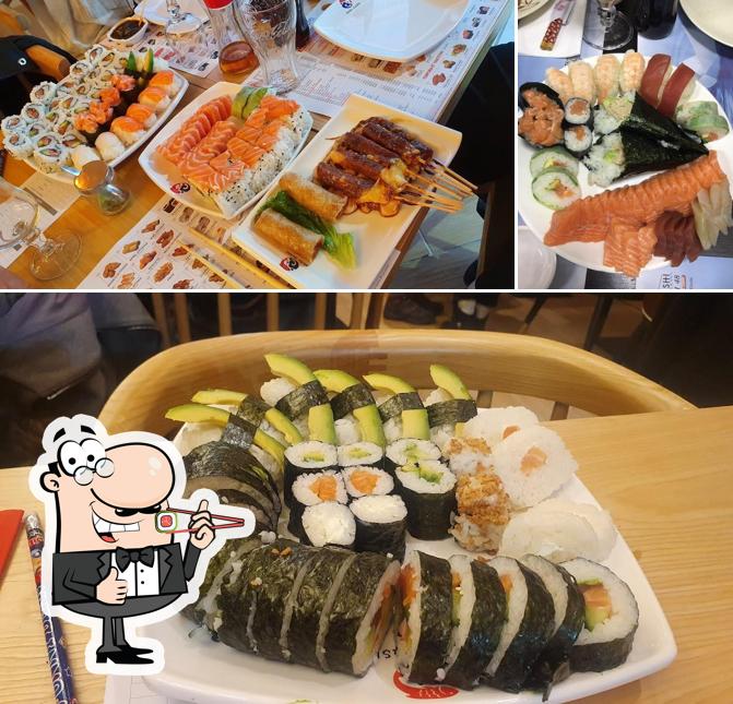 Les sushis sont un repas célèbres provenant du Japon