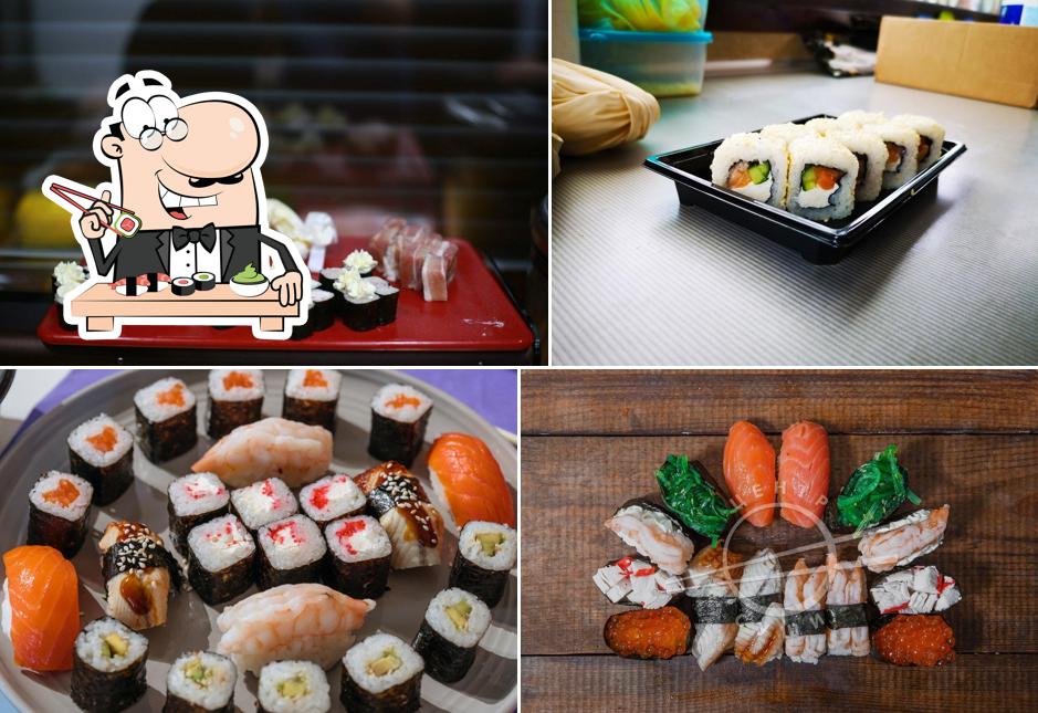 В "Центре Суши, служба доставки японской кухни" предлагают суши и роллы