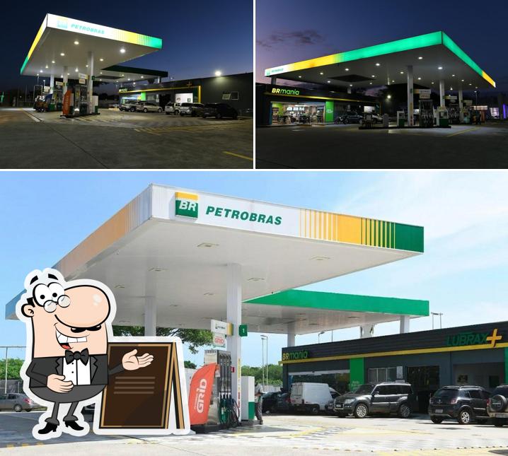 O exterior do Posto Petrobras