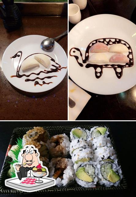 Kirazu Sushi serves a number of desserts