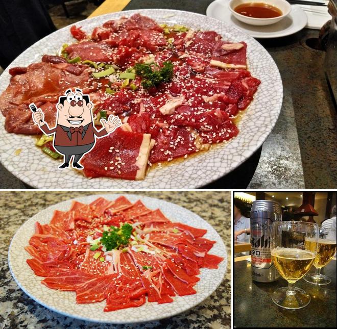 L’image de la nourriture et bière de Restaurant Korean Barbecue’s