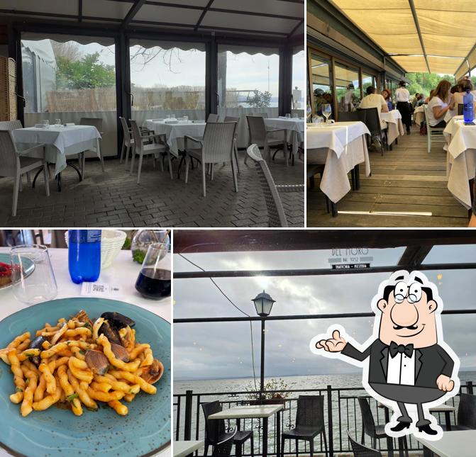 Gli interni di Trattoria del Moro
