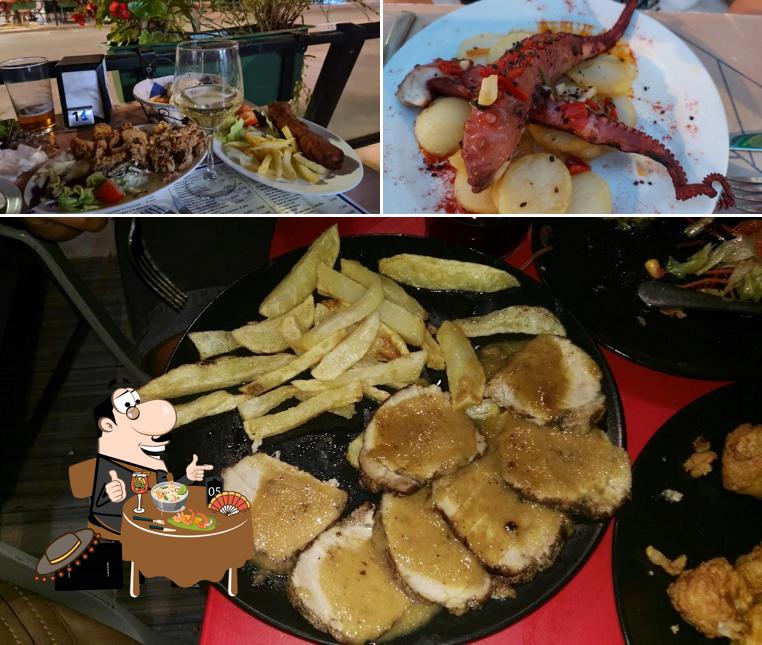 Food at La Cantina Antequera