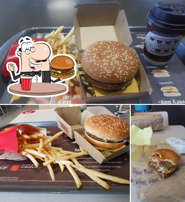 Commandez un hamburger à McDonald's