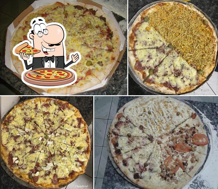 Escolha pizza no Bahia Pizzaria