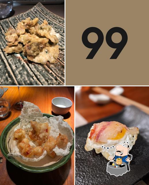 Еда в "99 Sushi Bar BCN"