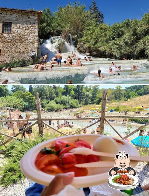 Platti al Cascate del Mulino di Saturnia