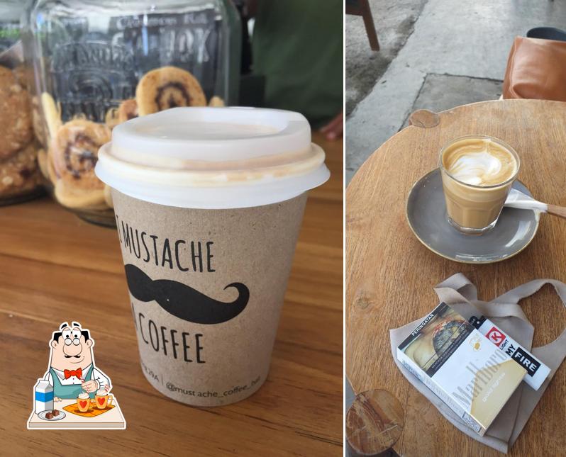 Enjoy a drink at Mustache Coffee Bali