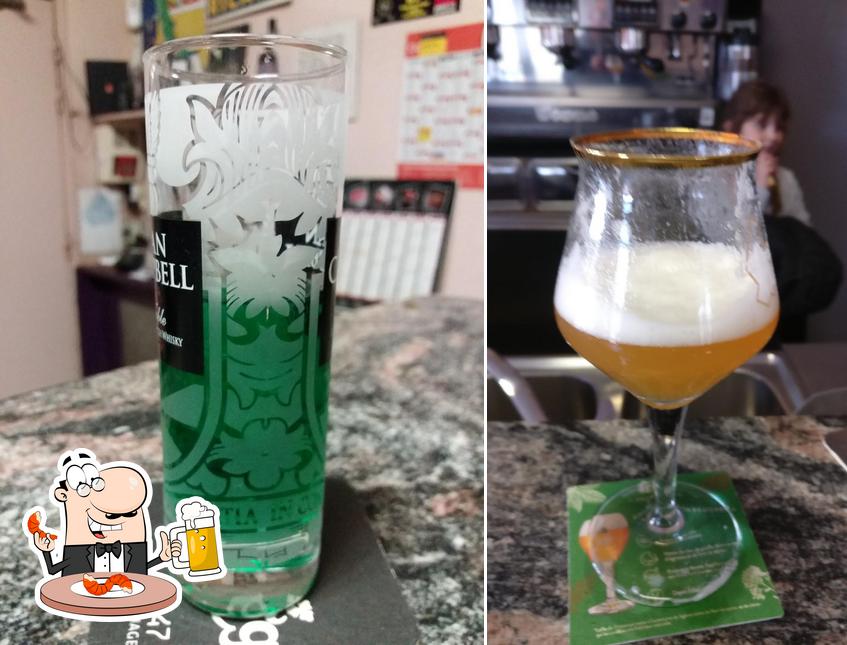 Profitez un verre de bière blonde ou brune