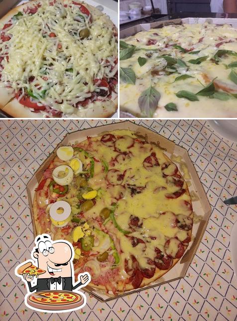 Peça diferentes estilos de pizza