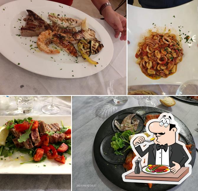 Nourriture à Ristorante Osteria Pesca e Mangia