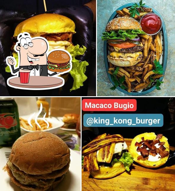 Os hambúrgueres do King Kong Burger irão satisfazer diferentes gostos