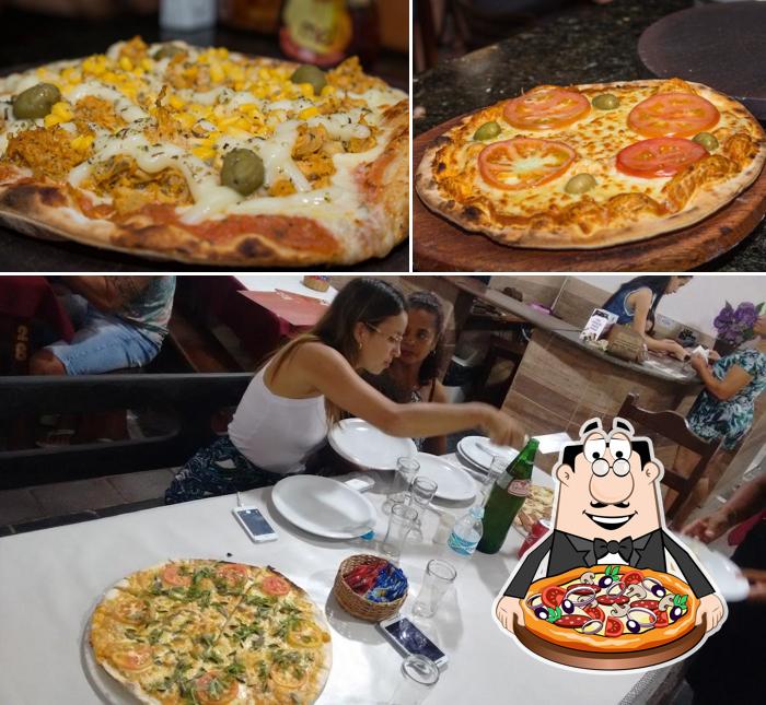 Experimente pizza no Restaurante e Pizzaria Caminho da Praia