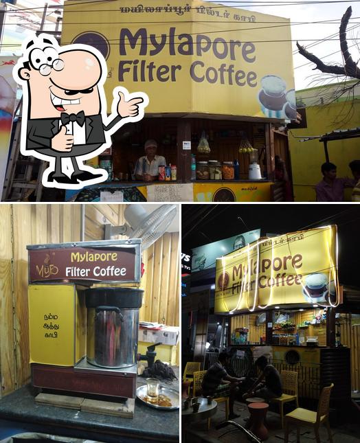 Here's a picture of Mylapore filter coffee