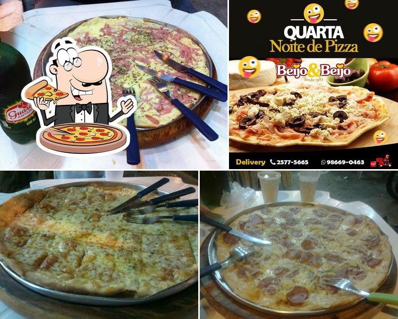 Escolha pizza no Beijo e Beijo