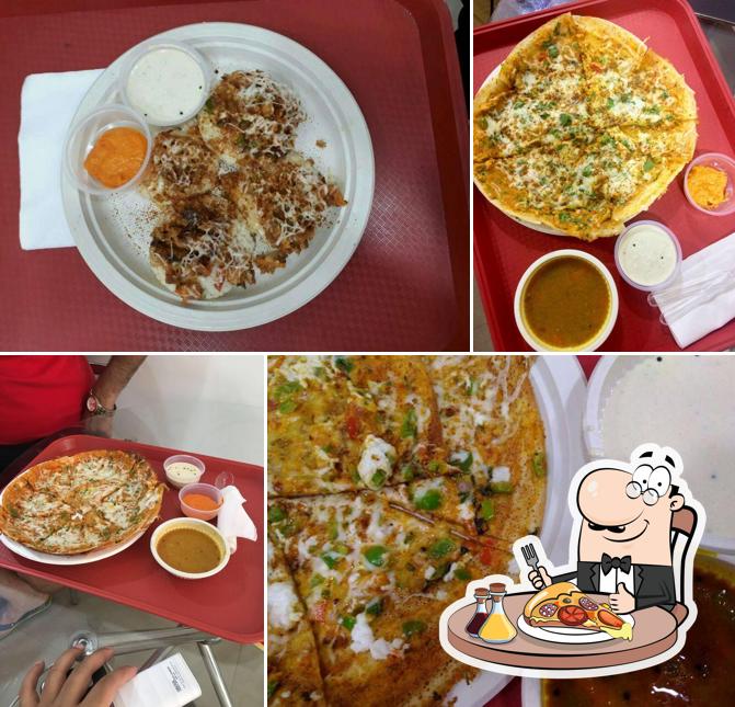 Order pizza at Dakshin Bistro