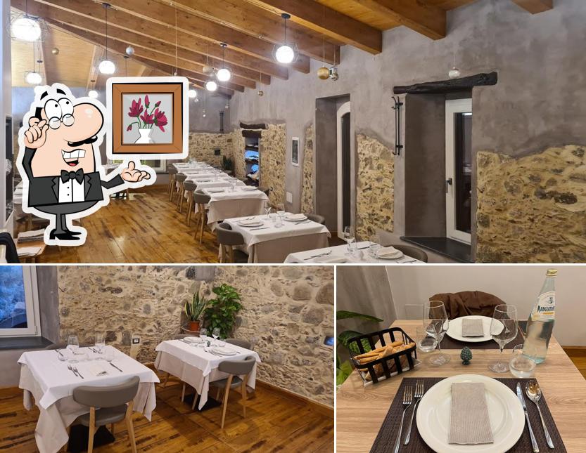 Gli interni di La Cantina di Monsignore