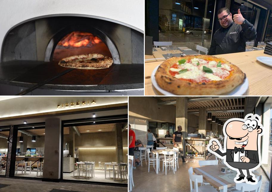 L'intérieur de Pizzeria à Puntella