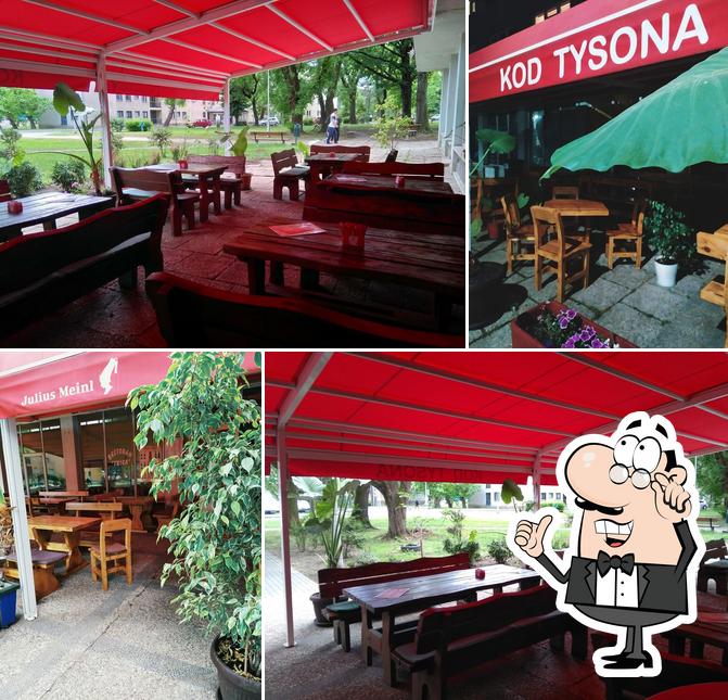 Gli interni di Restoran Trica