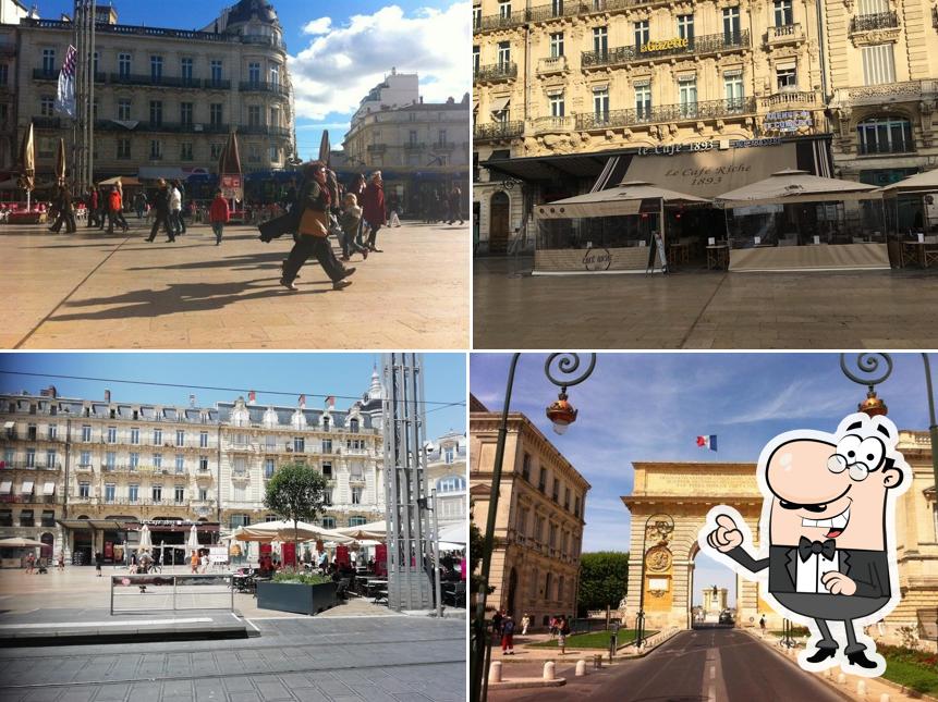 Jetez un coup d’œil à l'espace ouvert de Le Café Riche