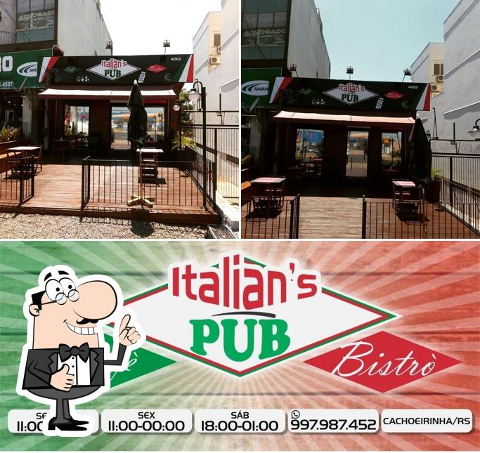 See this picture of Italian's Pub Caffè e Bistrò