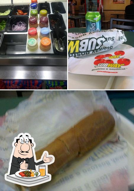 Platos en Subway