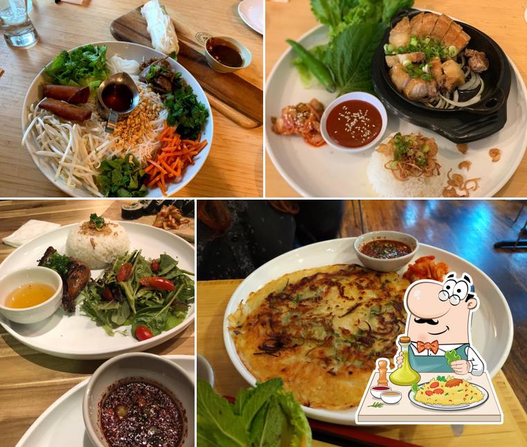 Food at Nana Vietnamese Korean cuisine Restaurant