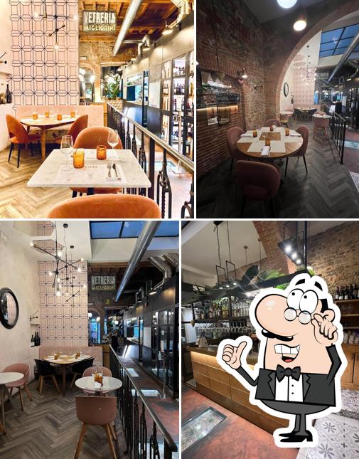 Gli interni di Vetreria Ristorante Boutique