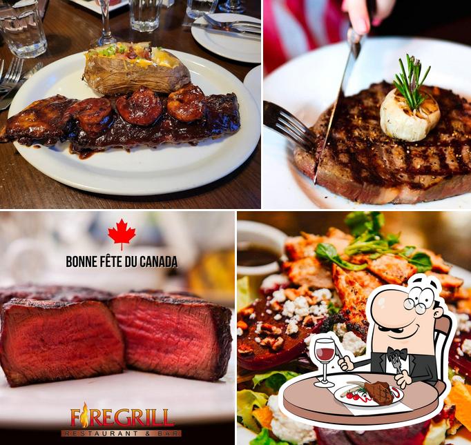 Prenez des plats à base de viande à Firegrill Montréal