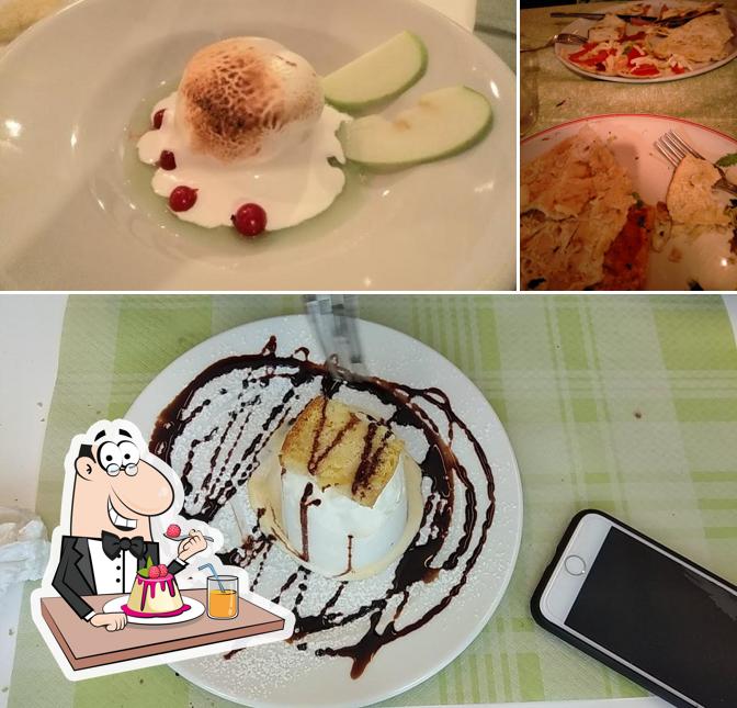 Trattoria Pizzeria Odilio offre un'ampia selezione di dessert