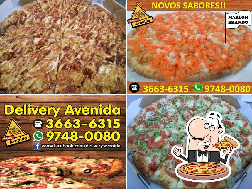 Consiga pizza no Pizzaria Avenida delivery, Colombo Pr