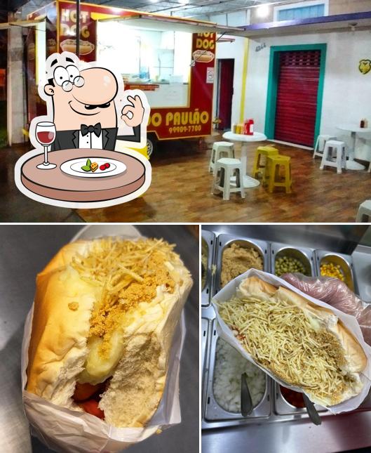 Comida em Hot dog do Paulão