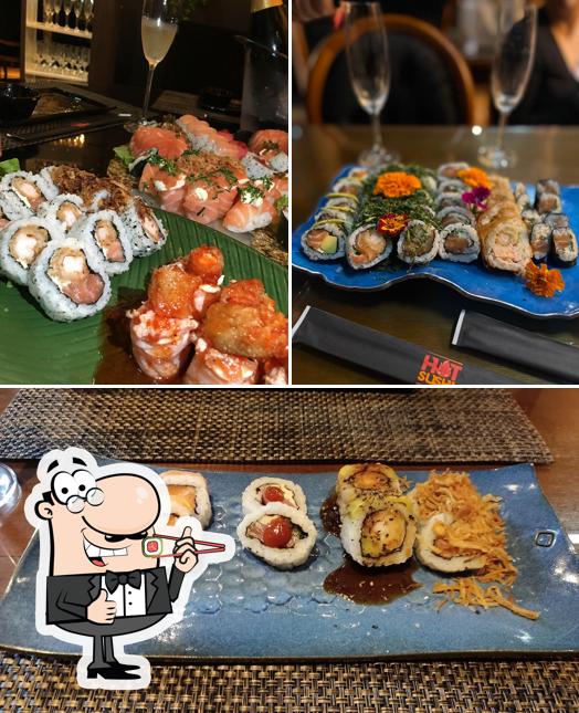 Experimente diversas opções de sushi