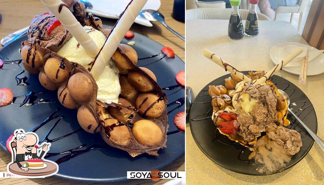 Soya Soul offre une éventail de plats sucrés