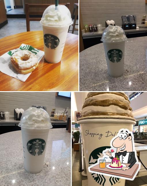 Starbucks provê uma seleção de pratos doces