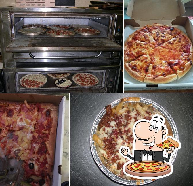 Elige una pizza en Demo's Pizza Factory