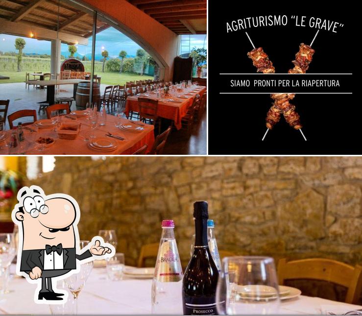 Dai un’occhiata alla immagine che mostra la interni e la carne di Agriturismo Le Grave