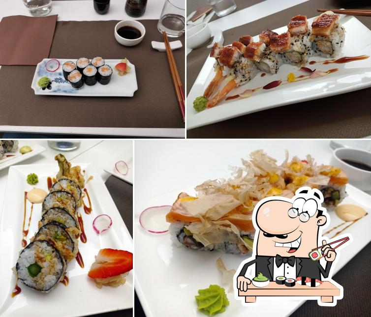 Scegli le varie opzioni di sushi