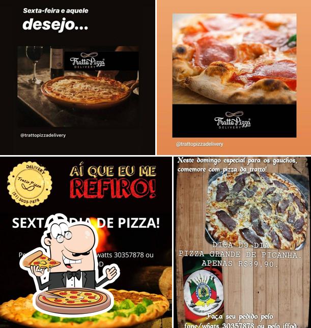 Experimente diferentes variedades de pizza