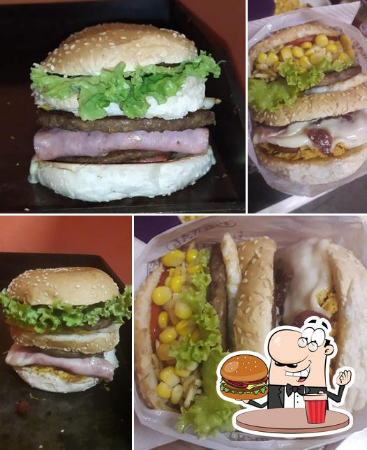 Consiga um hambúrguer no Dija's Burger